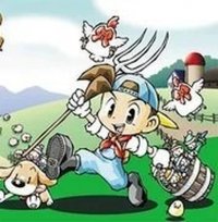 Harvest Moon: Friends of Mineral Town Farming Sim Game