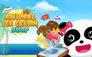 Animal Ice Cream Shop: Panda's Seaside Treats Online Game