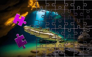 Crocodile Jigsaw Perfect Slide Puzzle Online Game