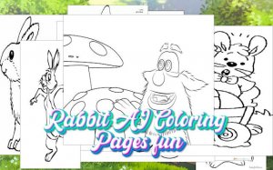 Rabbit AI Coloring Pages Fun: Digital Art & Coloring Book Online Game