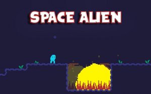 Space Alien Platformer Online Game
